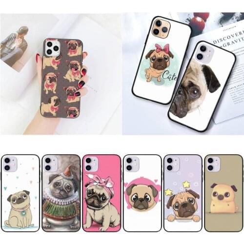 Zororong pug dog Phone Case For iPhone 12 Mini 11 Pro XS Max X XR 7 8 Plus