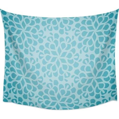 Flower Texture Gradient Wall Tapestry Cover Beach Towel Picnic Yoga Mat Home Decoration