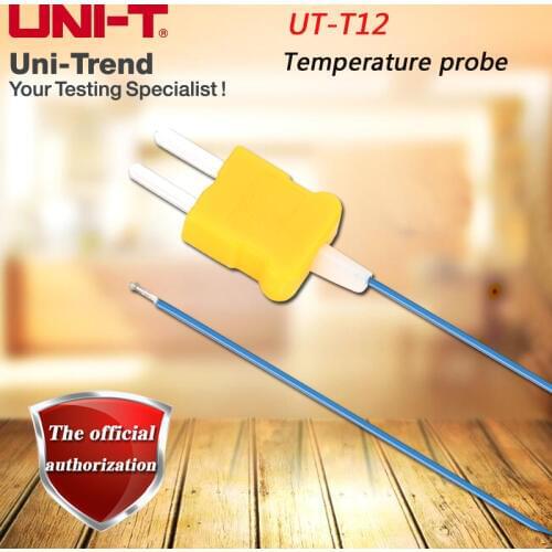 UNI-T UT-T12 temperature probe range 0 to 800 degrees Celsius for UT323, UT321, UT322, UT325, UT181A, etc