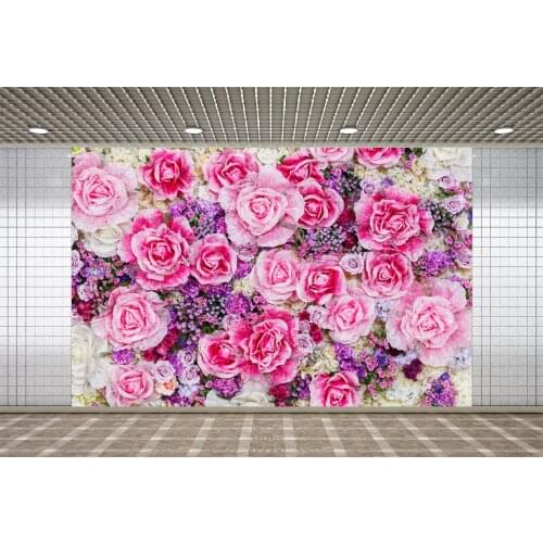 Lyavshi Flowers Wall Photo Backdrop For Wedding Love Baby Shower Birthday Portrait Background Photocall For Photo Studio Props