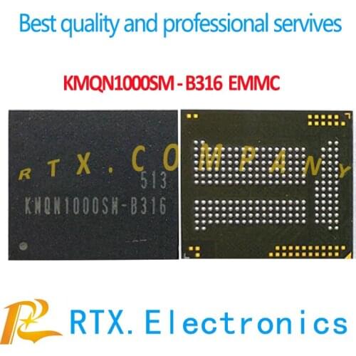 KMQN1000SM-B316 8+1 8G EMCP Original new BGA 211Ball EMMC IC KMQN1000SM B316 For XIAOMI for SAMSUNG Mobile Phone Flash Memory IC