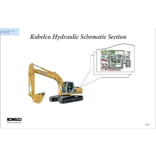 Kobelco Construction Machinery New Models Service Manuals [2020] PDF DVD 26.72GB