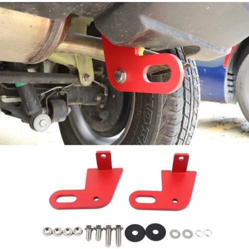 Red Iron Car Rear Bumper Car Front Bumper Trailer Towing Hook Kit For Suzuki Jimny 2019-2020