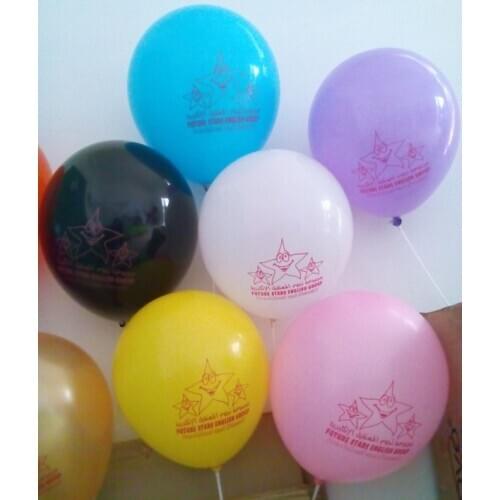 Custom logo print latex balloon, 12inch helium ballons wedding decoration birthday party supplies 100pcs ( NOT including ribbon)