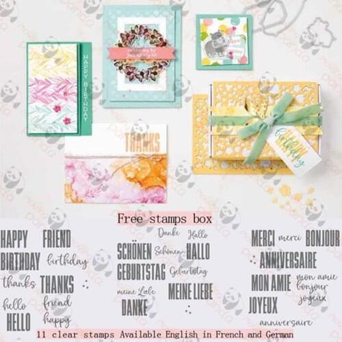 BIGGEST WISH Metal Cutting Dies and Stamps For Scrapbooking Stencils DIY Album Cards Decoration Embossing Folder Die Cuts Cutter