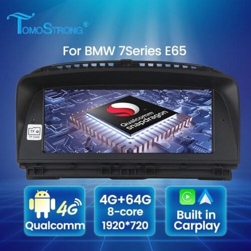 MSM 8953 Android 10 Car radio dvd player for BMW 7er E65 E66 2008 2009 2010 2011 2012 Octa core Auto audio navigation 4GB+64GB