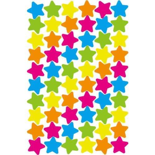20 Pcs/lot Five Pointed Stickers Scrapbook Planner Memo Children Gifts DIY Diary Album Phone Stickers Stationery Kids Toy