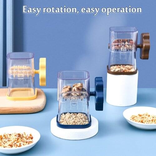 New selling Manual Nut Grinder Multifunctional Dried Fruit Crusher Peanut Masher Nut Chopper Peanut Grinding Device grain mill