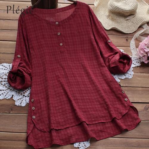 Льняные блузки Plegie China At AliExpress