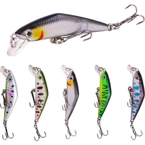 Fishing lures 2.7g/6.8cm high quality mino freshwater angler bass plastic fishing lure carp bait fly fishing bait swimbait