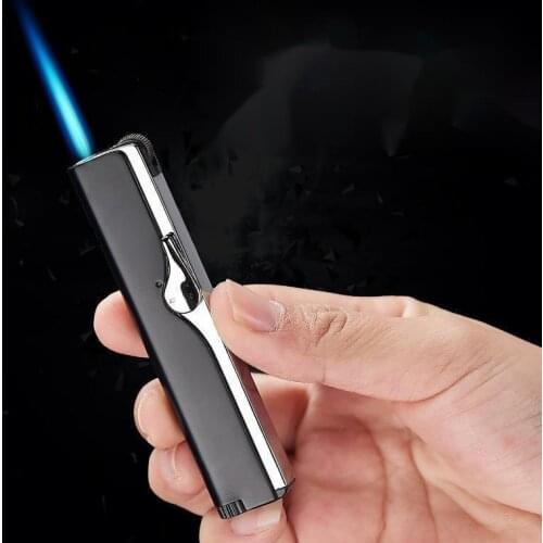 Grinding Wheel Direct Water Drop Switch Personality Creative Metal Windproof Butane Gas Lighter