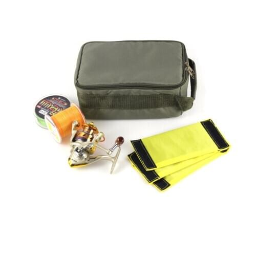 2020 new Portable Multiple Compartments Fishing Bag Fishing Line Reel Lure Hook Storage Handbag Fishing Storage Bags