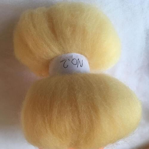 WFPFBEC 70s Australia COMBED 100% WOOL fiber merino diy wool for felting 50g 100g NO.2