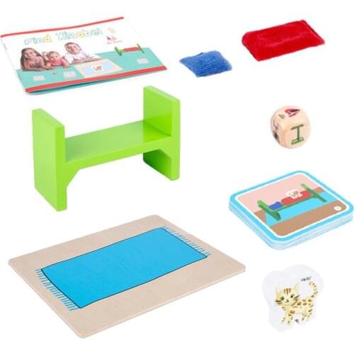 1 Set Educational Toy Classic Logical Thinking Training Wooden Toy Memory Training Desktop Toy Kit for Birthday Gift