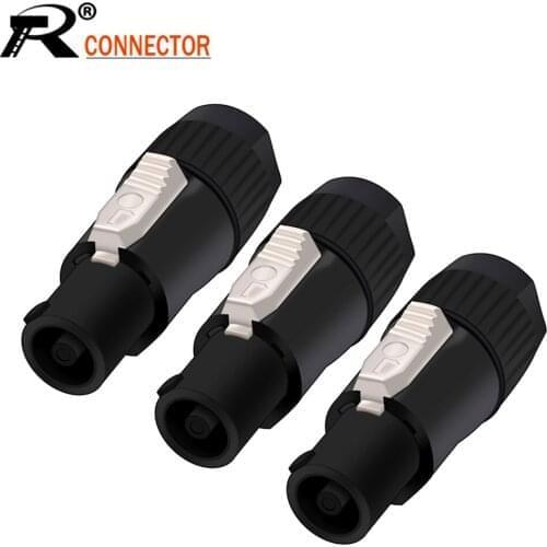 10pcs 3pin Waterproof LED Connectors Male And Female Connector for LED Large Screen