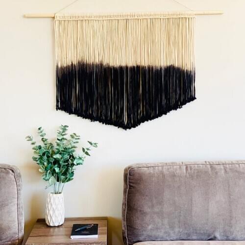 2020 New Macrame Woven Tapestry Wall Hanging Bohemian Chic Sofa Background Modern Living Room Nordic Decoration Home Wall Art