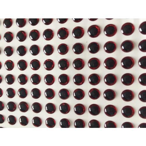 4mm 5mm 6mm HARD Red Large Pupil 3D Holographic Fishing Lure Eyes Fly Tying Jigs Crafts Dolls