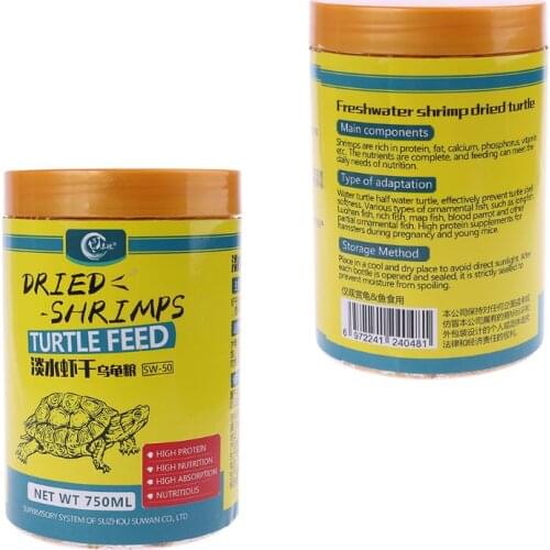 500ml Aquarium Food Dried Shrimp Krill For Fish Turtle Feeding Hamster Protein