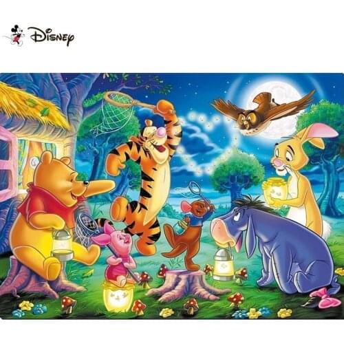 Disney Diy 5d Diamond Painting "Cartoon winnie pooh" Cross Stitch Square Round Diamond Embroidery Handwork Rhinestone Art A30356
