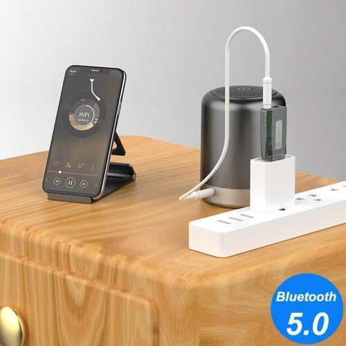 Wireless Adapter Speaker Receiver USB Transmitter Stereo Music Auto Connect Dongle Bluetooth 5.0 Adapter For Headphones Car Kit