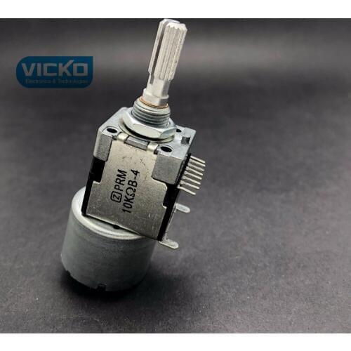 [VK] Z Domestic single row 8 foot motor with double potentiometer B10K 10KB-4 [WHE1615] handle length 25MM flower switch