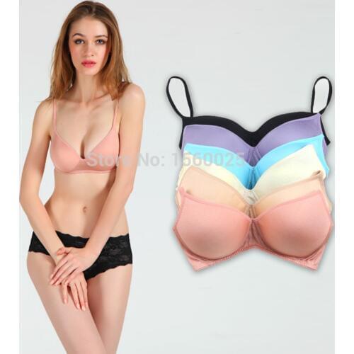 Women Underwear Silk Bra Wireless Thin Plus Size Bra Seamless 100% Mulberry Silk Bras M/L Free Shipping