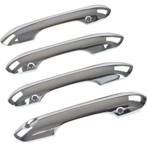 For Ford Explorer 2020 Car Door Handle Door Protector Handle Bowl Cover Trim ABS Chrome Car Styling Accessories 4Pcs