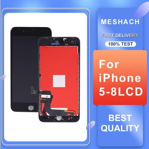 Grade AAAAA Screen For iPhone 5S 6 6G 6S 7 8 Plus LCD Display With 3D Force Touch Digitizer Assembly For Apple 7G 8G 6S Plus 7P