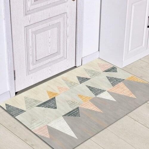 New Geometric Carpet Entrance Door mat Living Room Anti-slip Carpet Absorbent Bath Mat Kitchen Rug Welcome Mats For Front Door