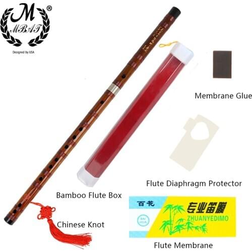 M MBAT High Quality Bamboo Flute Professional Woodwind Musical Instruments C D E F G Key Chinese Dizi Transversal Flauta Whistle