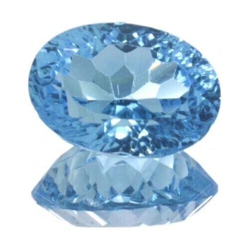 10,78 ct Topaz Oval Cut