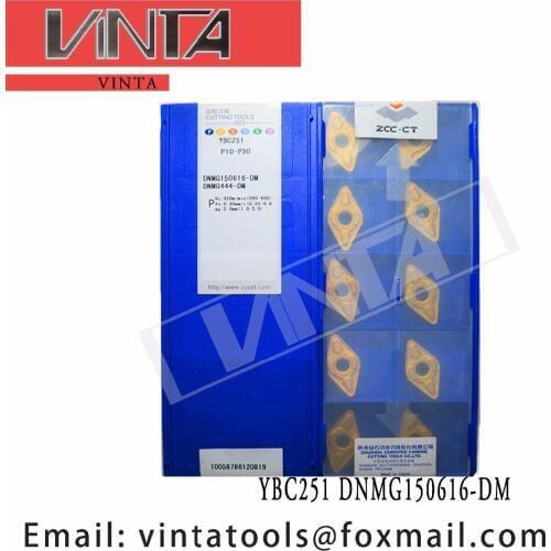 Free shipping high quality 10pcs/lots YBC251 YBC152 DNMG150616-DM cnc carbide turning inserts