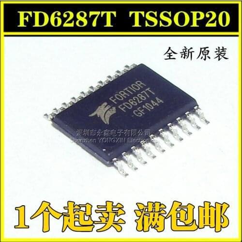 5/PC NEW Brand New & Original Fd6287t 250V Three-Phase Gate Driver Fd6287 Tssop20 Motor Drive