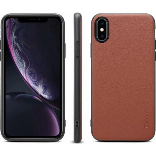 Genuine Leather Luxury Cowhide Classic Phone Back Case For Iphone Xs Max Xr X 8 7 Plus Cover Capa Support Wireless Charger