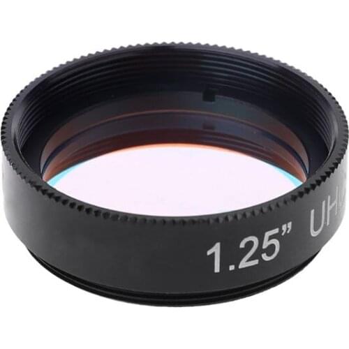 UHC Filter 1.25" Telescope Filter for astronomy Telescope Monocular Eyepiece Improve Image Contrast Reduces Light Pollution