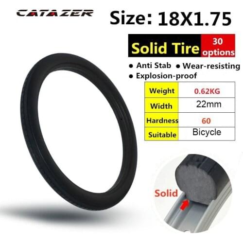 18inch x 1.75 Bicycle Solid Tire Anti Stab Riding MTB 18X1.75 Road Bike Tyre Bike Tire 18 X 1.75 Kids' Bike Tire