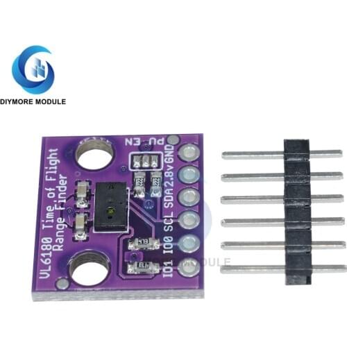 VL6180 VL6180X Range Finder Optical Ranging Sensor Module I2C 3.3V-5V for ALS Distance Sensor Detect for Arduino