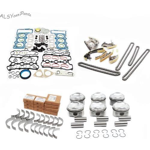 YMM 06E 107 065 DM 6 Cylinder Engine Piston Ring Timing Repair Kit For Audi A4 A5 A6 A7 A8 Q5 Q7 VW Touareg 3.0T 06E109465AS