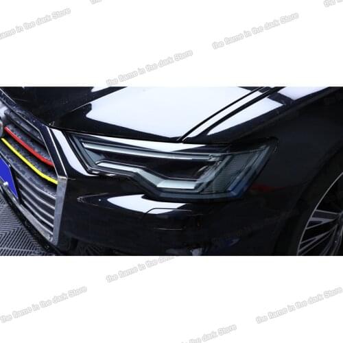 Car headlight anti-scratch protective film for audi A6 2015 2016 2017 A7 S6 S7 rs6 rs7 sticker accessory sline C7 allroad avant