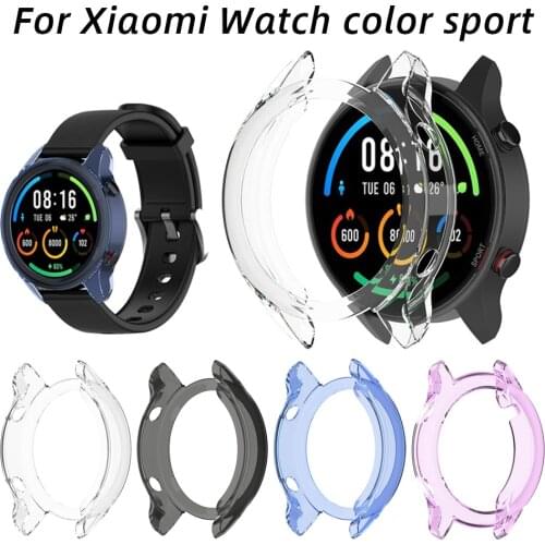 Protective case for Xiaomi Watch color sport TPU cover slim SmartWatch bumper shell for Xiaomi Watch color sport Accessories