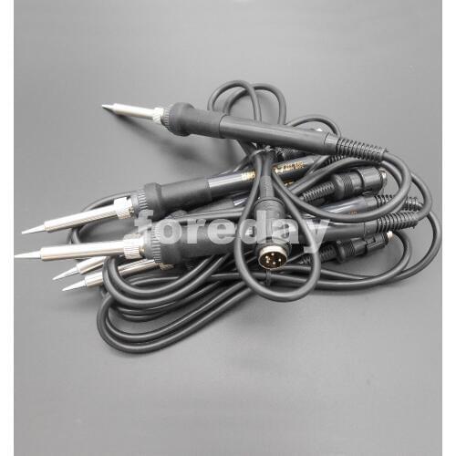 10PCS 5 pin Soldering Station Iron Handle for HAKKO 907/ESD 907 936 937 928 926 50W 24V 10PCS 2016*FD275X10