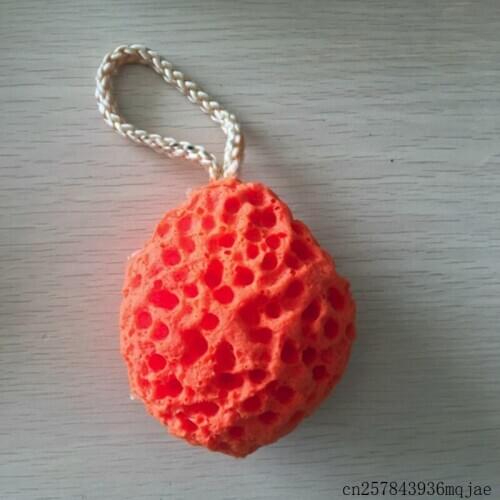 200pcs Natural Sponge Shower Exfoliation Scrubber Bath Ball Scrubbing Mesh Brushes Sponges Body Brush