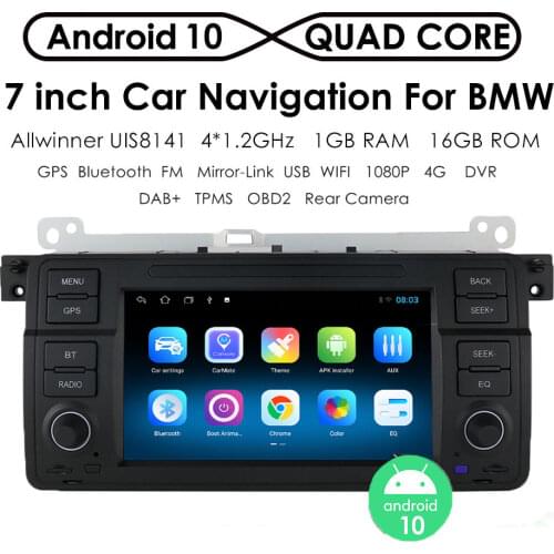 OSSURET Car Multimedia for BMW E46 Coupe M3 Rover 316i 318i 75 MG 2 Din Android CAR Auto Radio Stereo Video Player CarPlay WIFI