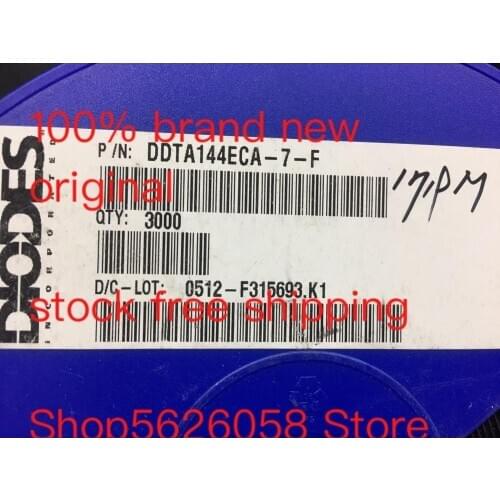 DDTA144ECA-7-F DDTA144ECA SOT-23 100% new original freeshipping 50PCS/LOT STOCK
