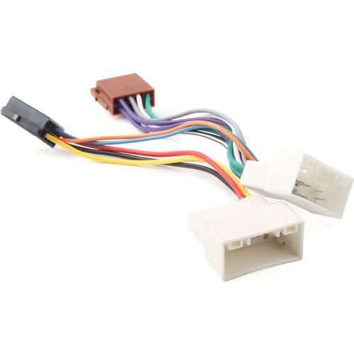 For Hyundai Kia ISO WIRING HARNESS stereo radio plug lead wire loom adaptor Car Accessories Parts