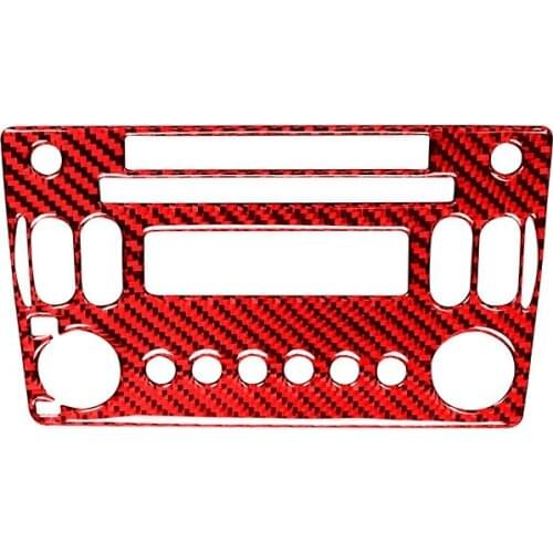 For Nissan 350Z Z33 2003-2009 Carbon Fiber Radio CD Player Control Button Panel Sticker