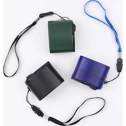 Express Free Shipping 100PCS/lot Three Colors EDC Phone Emergency Charger USB Hand Charger Camping Equipment Survival Tools