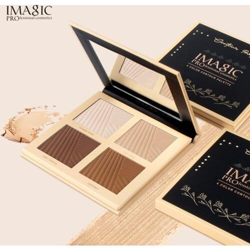 IMAGIC high light repair capacity one disk shadow four color combination beginner dual-use silhouette nose shadow stereo repair