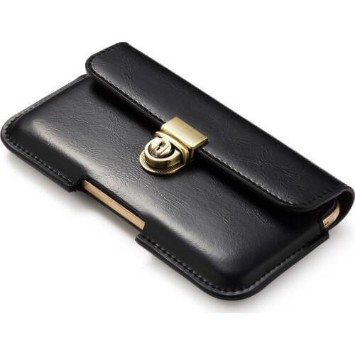 KAILYON for Blackview P2 S8 A8 Max P2 Lite P6000 Alife P1 Pro S6 BV8000 Pro Waist Bag Genuine leather Durable Phone Cover