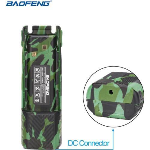 Camouflage BAOFENG UV-82 BL-8 7.4V 3800mAh Li-ion Battery For Baofeng BF-UV82 UV-82HP Walkie Talkie USB Car Charger